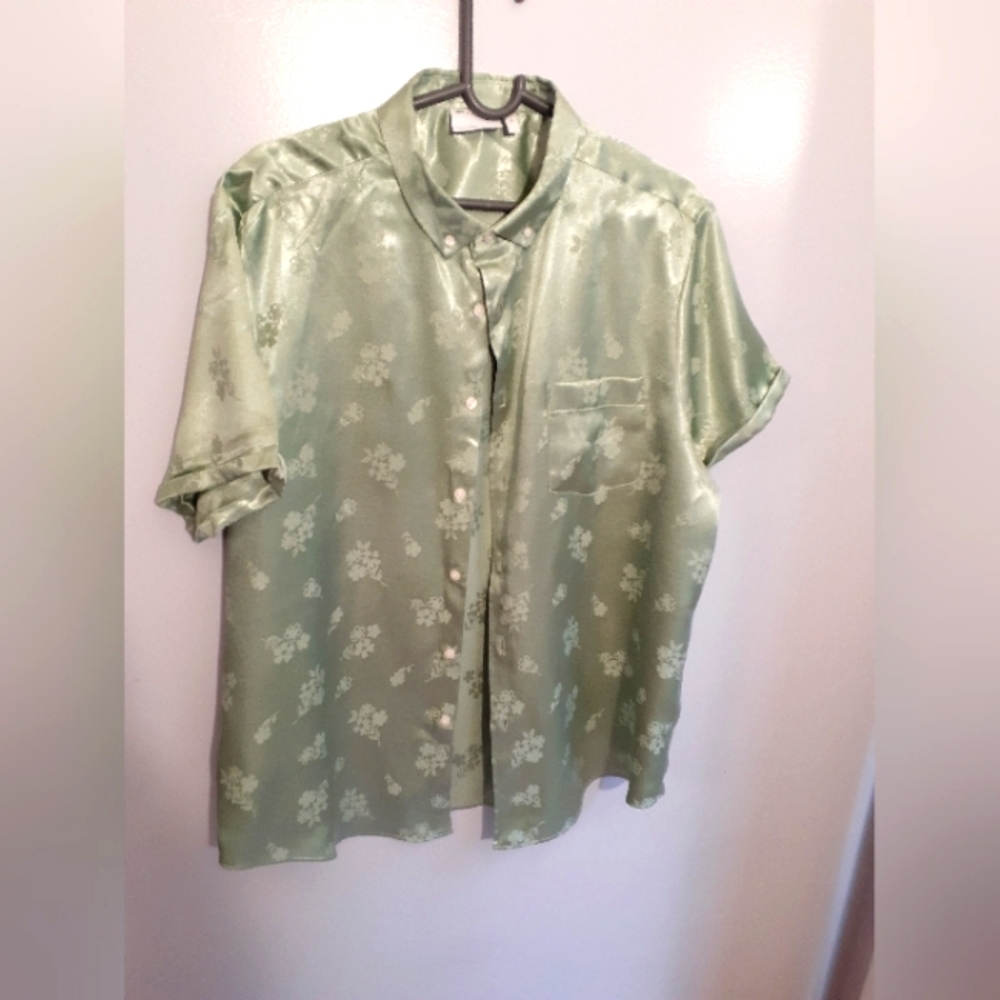 ASOS  design rolled sleeved dress button shirt